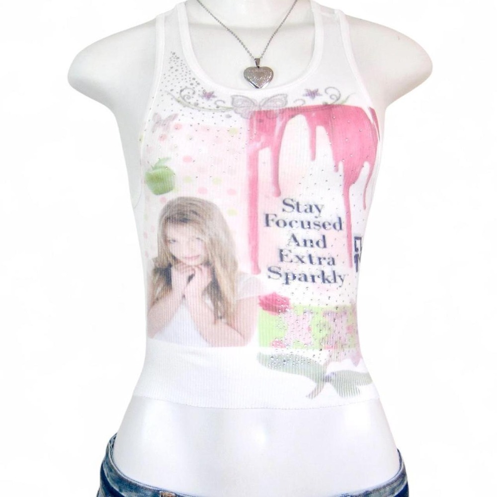 y2k mcbling tank top